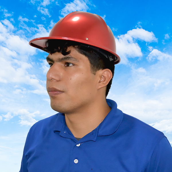 Casco de Aluminio Anodizado Alto Impacto Infra Rojo 1CA285-2  … - 3